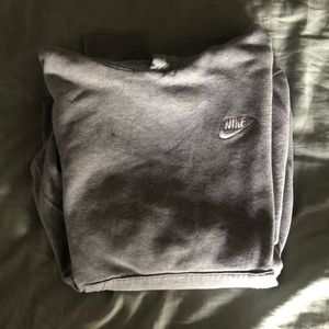 grey nike hoodie